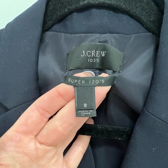 EUC Navy J Crew Super 120’s Wool Blazer - Picture 2 of 7